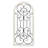 Arch Wall Decor with Metal Scrollwork