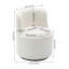 Upholstered Swivel Chair with Storage