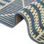 Tapis ivoire extérieur bleu ivoire