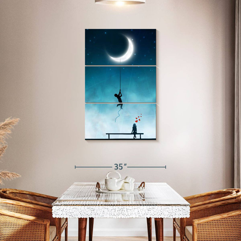 Kelan Give You The Moon, 45" H x 28" W