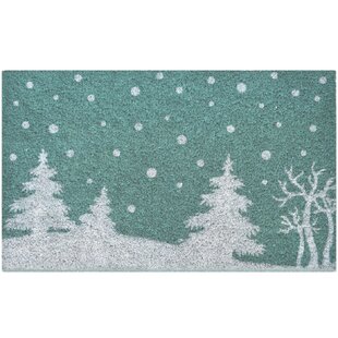 Christmas Door Mats Xmas Doormat Outdoor Rug Non-Slip Floor Mats Santa and  Gift Printed Decorative Entrance Door Rugs for Christmas Indoor Outdoor  Bathroom Kitchen Decoration,17.7 x 29.5 Inch(Green)