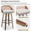 Tabourets pivotants en lin Leeana-1556025466-1556025471