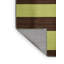 Tapis vert à rayures horizontales lavable à la machine-829254832