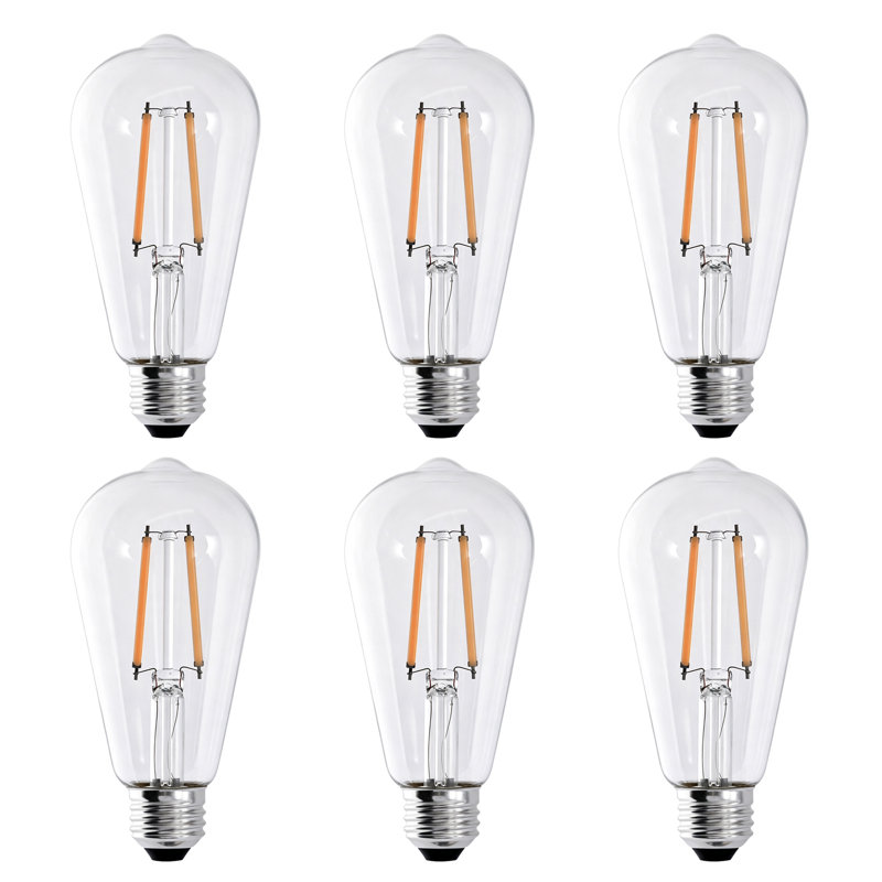 Ampoule à filament DEL ST19, équivalent à 60 watts, à intensité non variable, 5000K