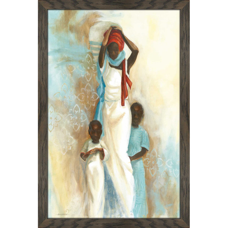 « power of love ii », reproduction de peinture à l’huile encadrée, H 51,5 po x l 35,5 po x P 0,75 po