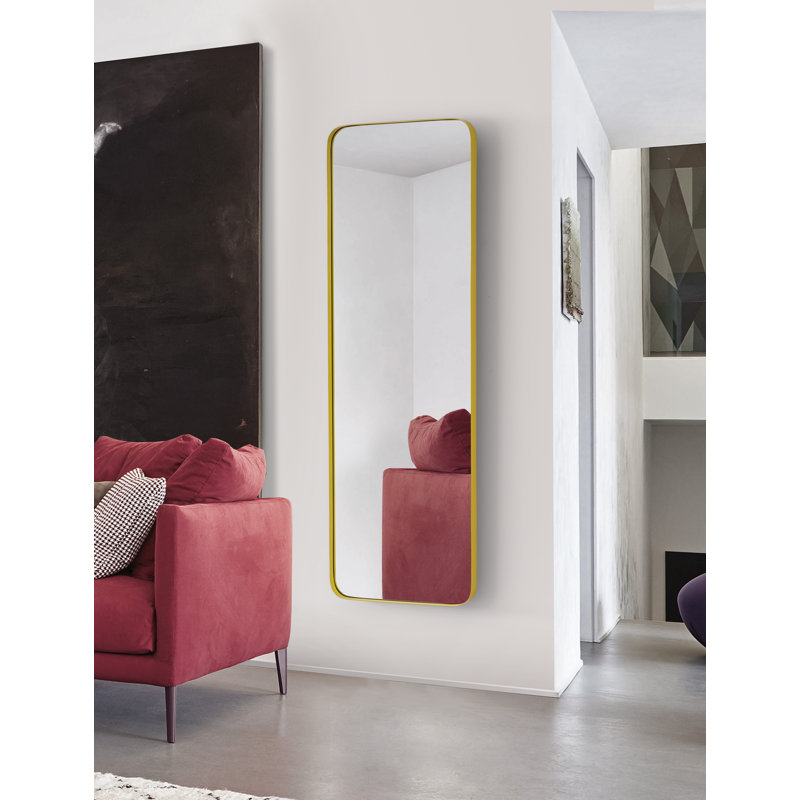 Miroir de salle de bain Duesbury, Doré, 65 po x 22 po