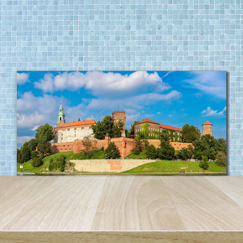 Loetta 50cm W x 100cm L Glass Peel and Stick Panel