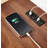 Bedroom Nightstand with Built-In Charging Station and LED Accent Light