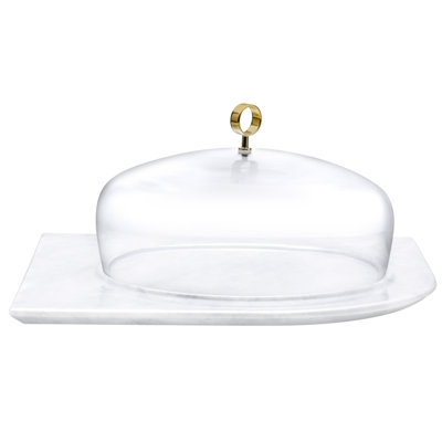 Nude Cupola Lead Free Crystal Cheese Board