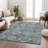 Machine Washable Indoor/Outdoor Boruta ACN2256 Panels Rug-1024459874