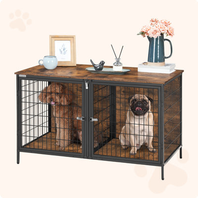 Dog Crate Furniture For 2 Dogs