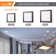5.5 in. Square Color Selectable Integrated LED Flush Mount Downlight