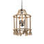 Lustre cylindrique 3 lumières lanterne Ruyle