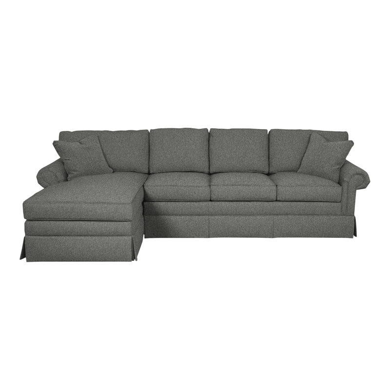 American Bungalow 2-Piece Main Street Sleep Sectional, Ian Pewter