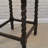 Elegant Cream 24 Inch Counter Stool with Barley Twist Legs-19231153-46521156