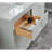 48" Solid Wood Single Bathroom Vanity with 1” Engineered Stone Top-310322020