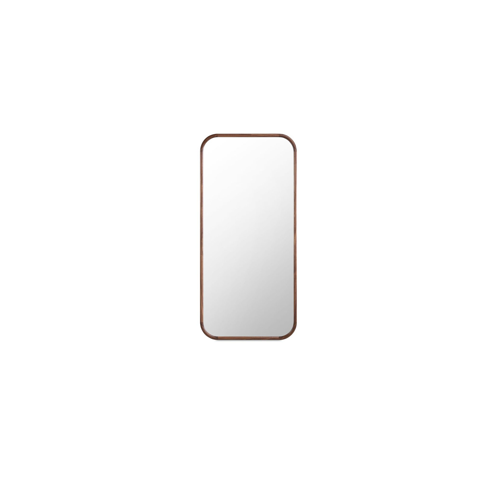 32" Oak Full-Length Mirror, Brown