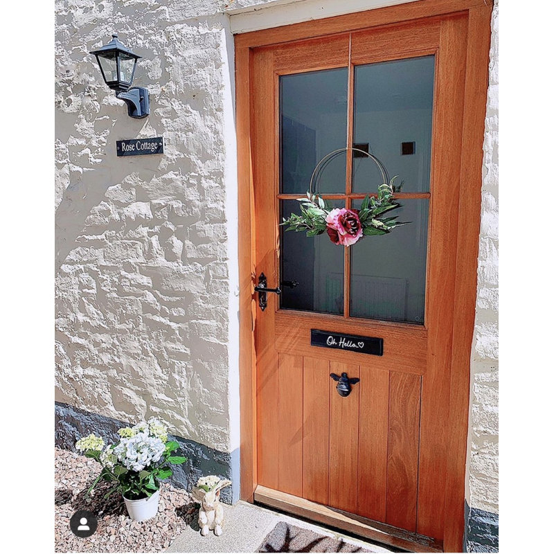 Shannon Bee Door Knocker, Black