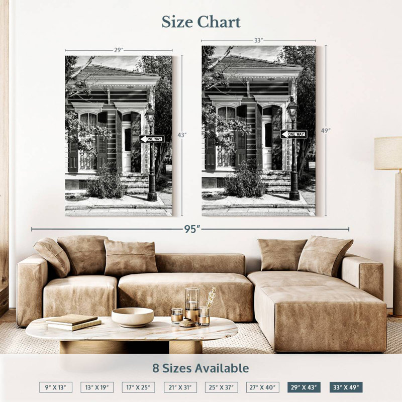 Sireci Art Deco Facade, 51" H x 34" W