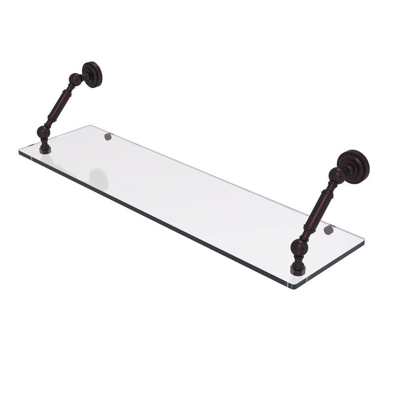 Tablette flottante Marchmont, Bronze antique, 7.3" H x 30" W x 8" D