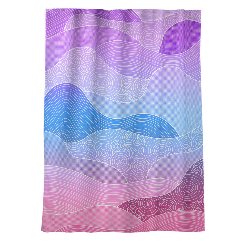 Avicia Room Darkening Curtain Single Panel, Ombre