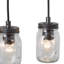 Luminaire suspendu pour îlot de cuisine 5 lumières l 25,5 po avec abat-jour Mason Lidia certifié UL