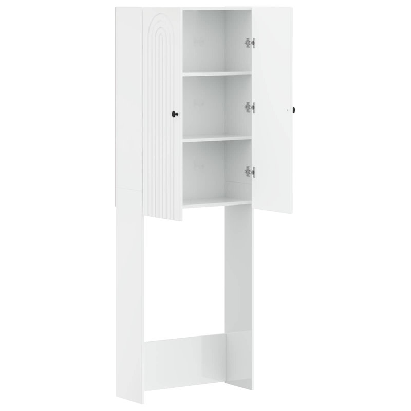 Over the Toilet Storage, High Gloss White