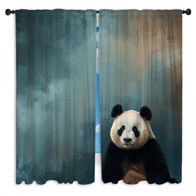 Rideaux de fenêtre Panda