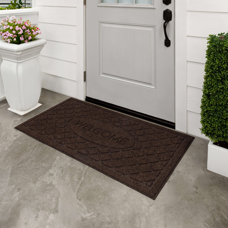 Tapis de porte Welcome Impressions, Brun
