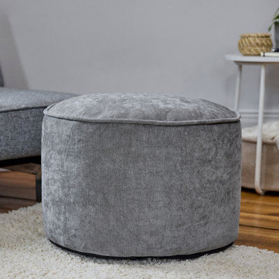Bean Bag Bazaar Milano Chenille Footstool