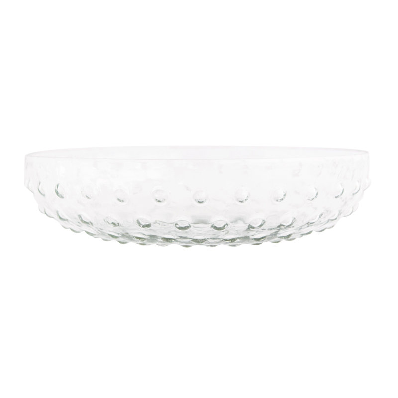 Bol de service rond en verre Soto
