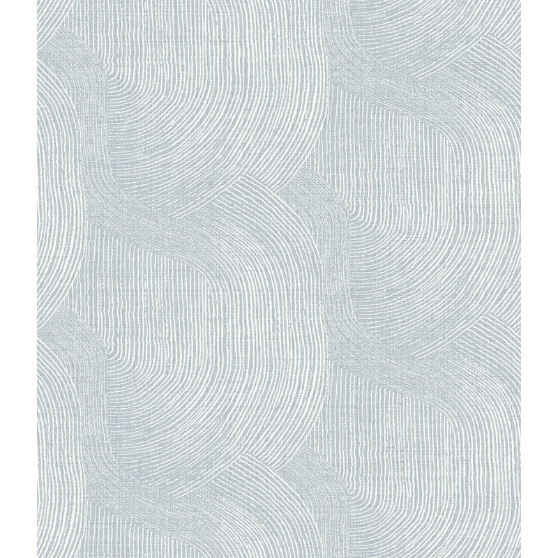 Koi Fish Wallpaper, Light Blue