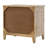 3-drawer Wood Mandala Cabinet Distressed White