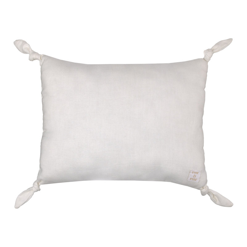 Oreiller décoratif NoJo Follow Your Dreams, Blanc