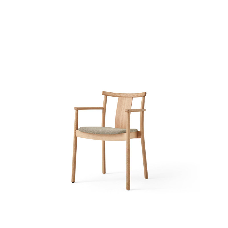 Merkur Leather Arm Chair, Natural