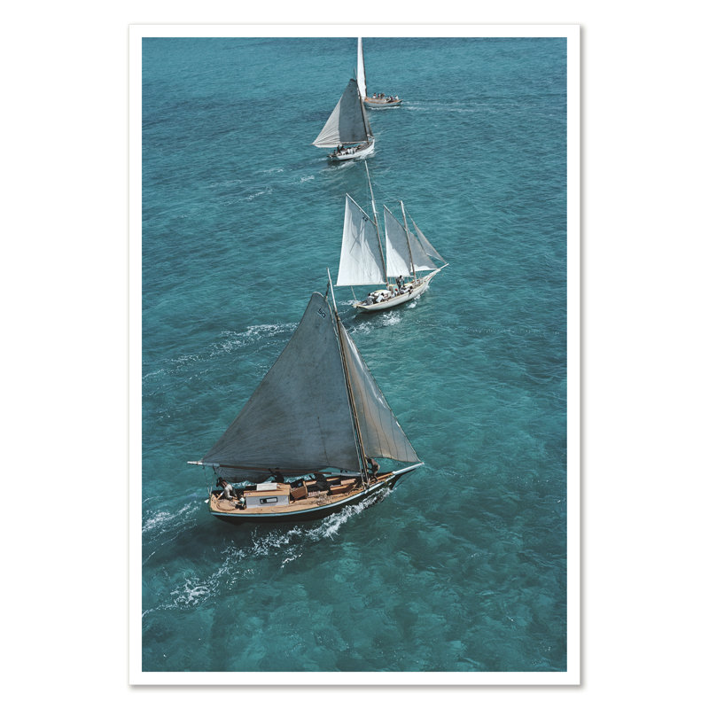 Nautical & Beach Print by Slim Aarons, 48.5" H x 32.5" W, Does Not Apply, Frameless Print