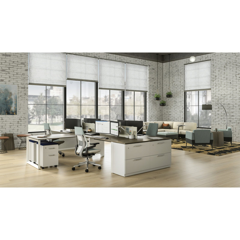 Steelcase Gesture Task Chair, Truffle, Light, Hard Floor