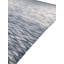 Tapis géométrique bleu / blanc en coton noué à la main 8 pi 2 po x 10 pi Geometric