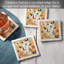 Illinois 4 Piece Tumbled Tile Coaster Set