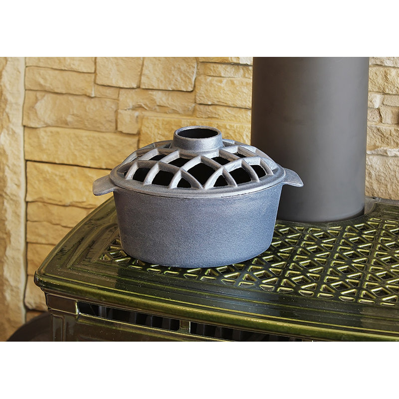 Hepp Steel Fireplace Accessory, Blue / Black