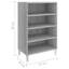 Gjergji Four Leg Square Side Table-1965125019