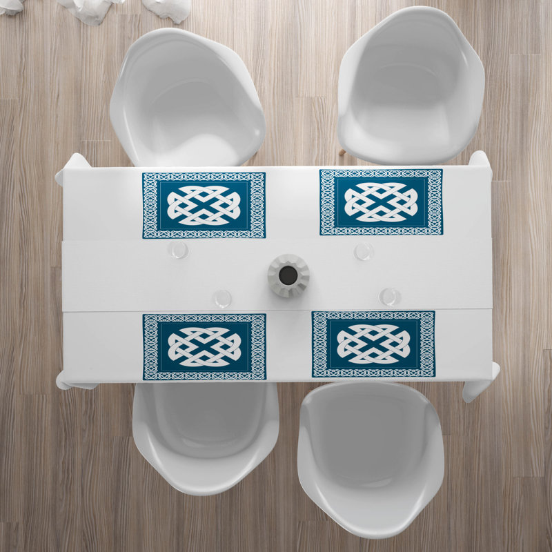 Polyester Geometric Rectangle Placemat