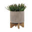 Jardinière en filet S / 2 5/8 po avec support