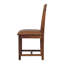 Chaise en cuir à lattes en cuir