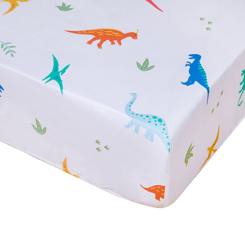 Jurassic Dinosaurs Blue Microfiber Twin Bedding Set