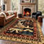 Tapis lavable anti-dérapant Cabin Brown Bear-193168152
