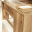 Bureau en L, finition brune