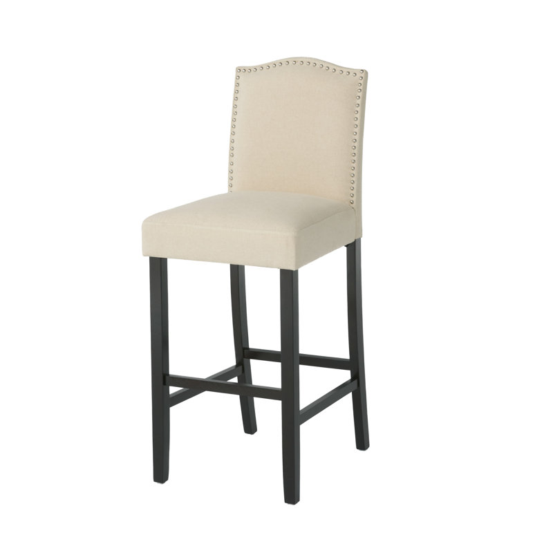 Lamberth Bar Stool, Beige, 2, Counter Stool (30" Seat Height)