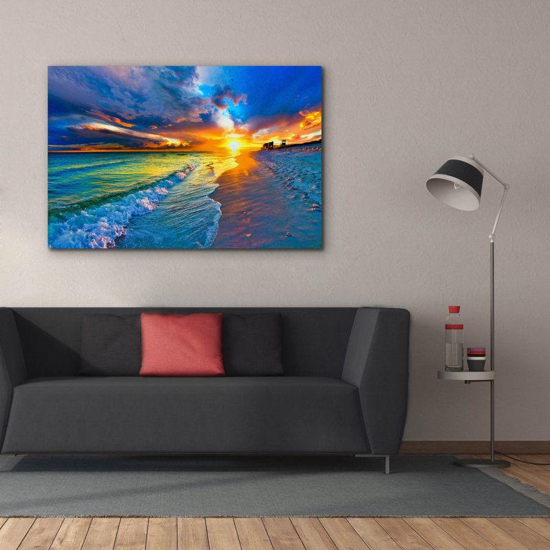 " Beach Landscape " by Ezra Tanner
