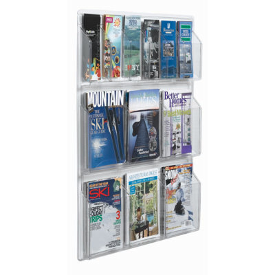 Clear-Vu AARCO 35'' H Magazine Rack